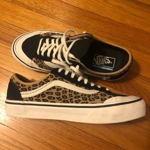 Vans Old Skool Ultracush Leopard shoes SIZE 8.5